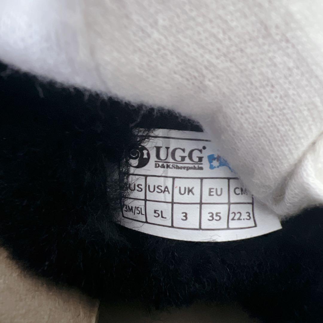 ✨未使用品✨D&KSheepskin 厚底　ショートブーツ　ウルトラミニ