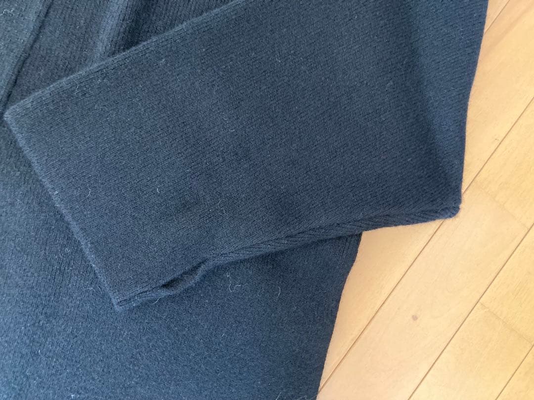 金曜日までの特価❗️新品タグ付きSEEALL 24AW YAK CARDIGAN黒