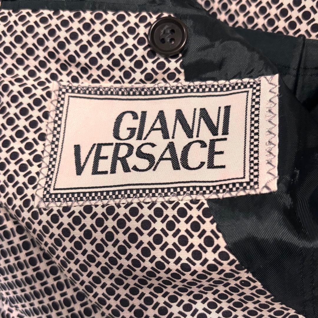 Gianni Versace 総柄 1B シングルブレスト テーラードジャケット