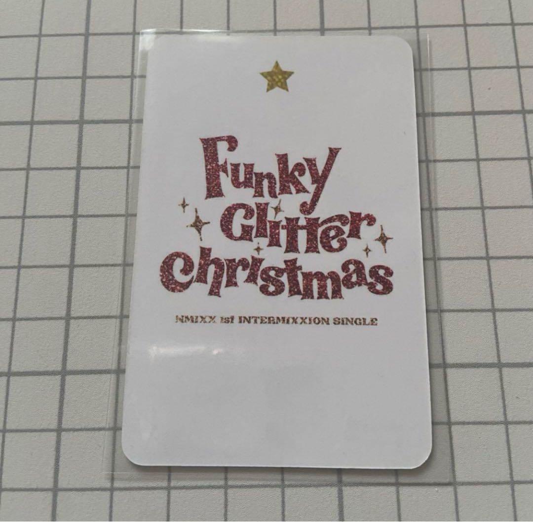 NMIXX funky glitter Christmas リリー