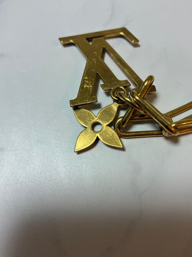 Louis Vuitton ゴールド チェーンネックレス
