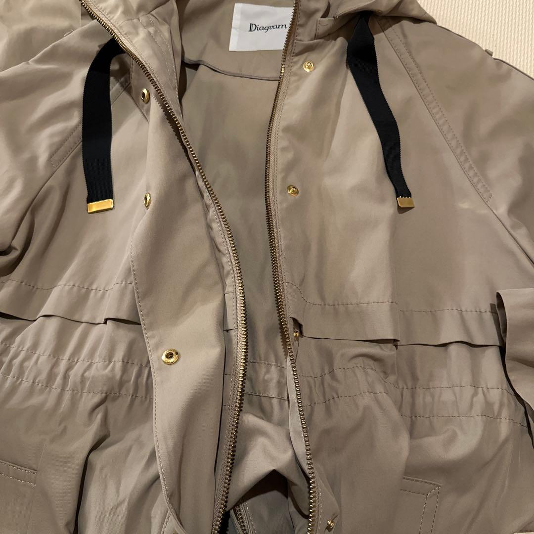 《美品》diagram ダイアグラム　トレンチコート　ロング　36サイズ