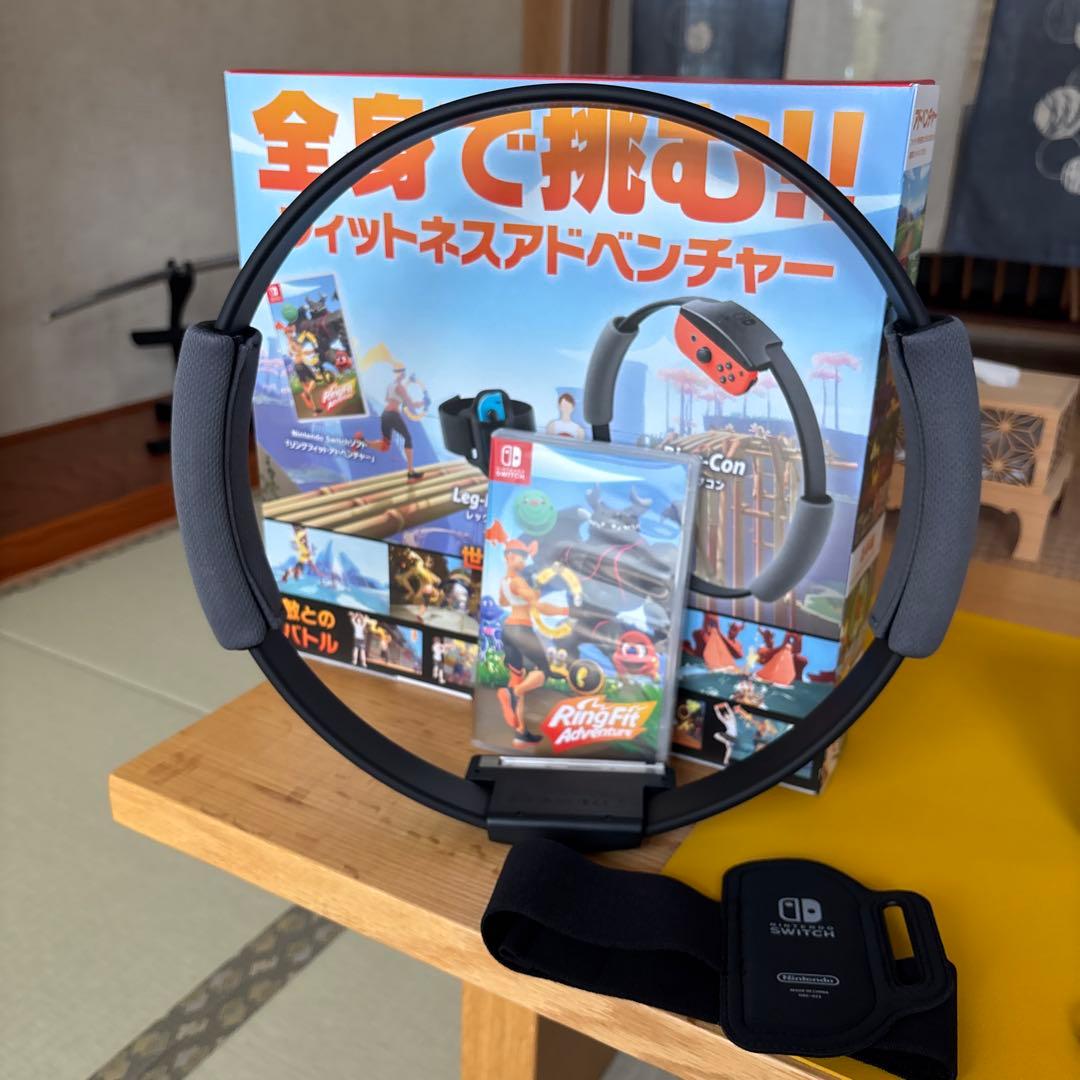 Nintendo Switch本体+フィットネスアドベンチャー+リングコン