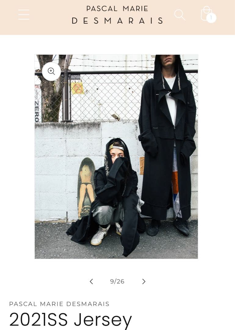 PASCAL MARIE DESMARAIS Jersey ロングコート