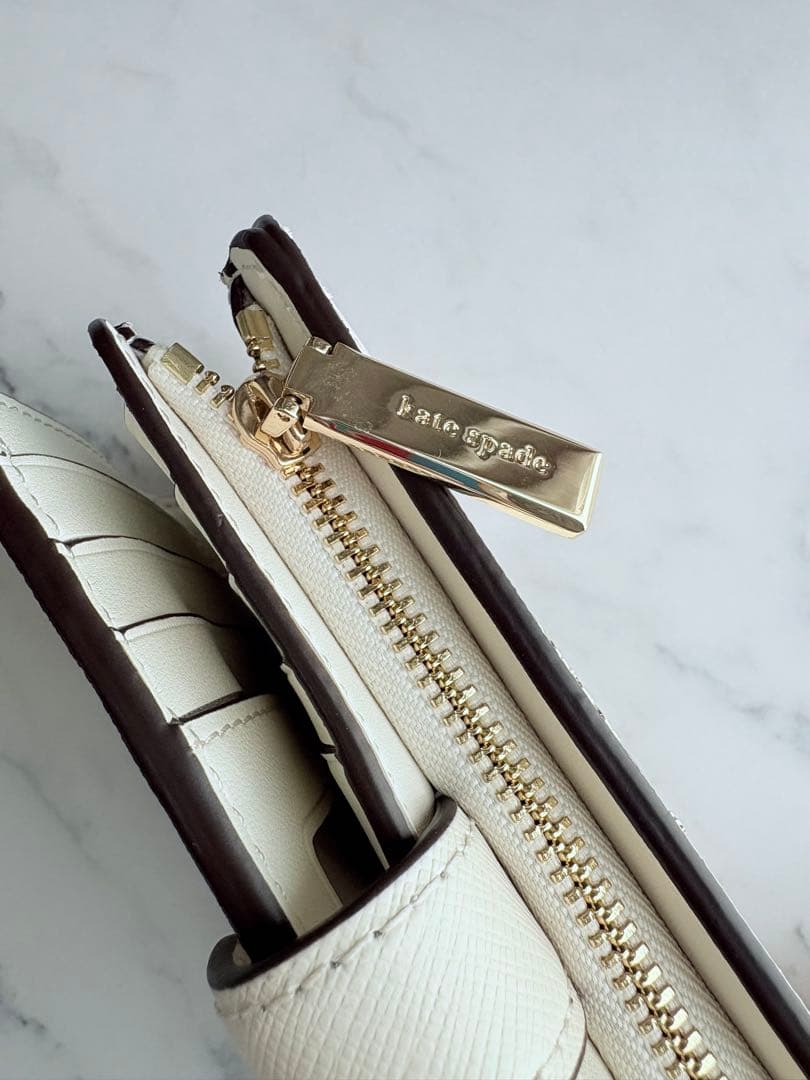 kate spade 二つ折り財布 花柄