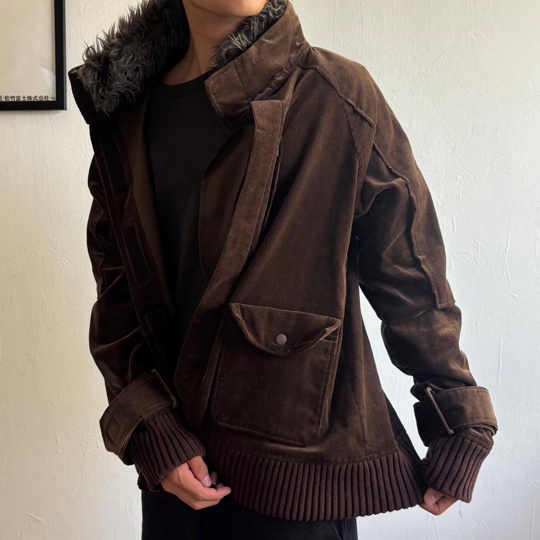 【初期】2002AW WHIZ LIMITED ブラウン ファー ジャケット