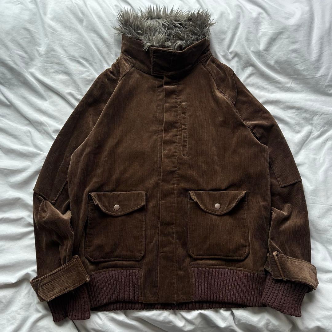 【初期】2002AW WHIZ LIMITED ブラウン ファー ジャケット