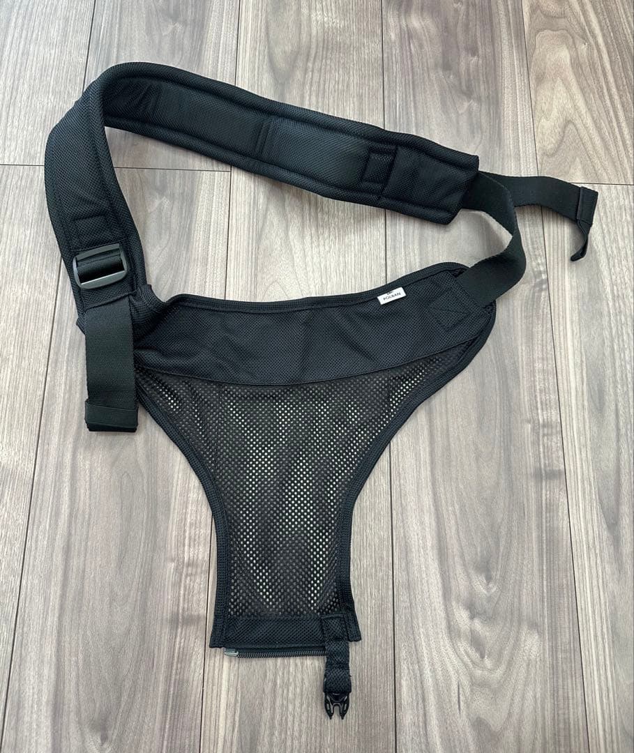 ポルバン ヒップシート シングルショルダー セット 抱っこ紐 グレー 美品
