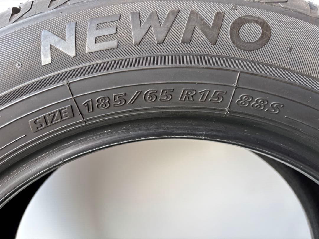 【バリ溝・送料無料‼️】✅ 185/65R15 ブリヂストンNEWNO 4本セット