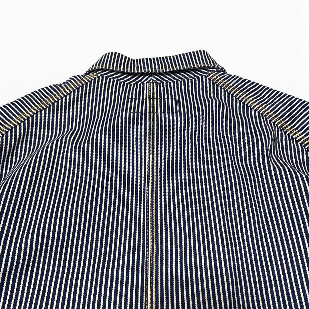 Levi’s 70740 カバーオール　ヒッコリーガラスフィルム　ストライプ　L