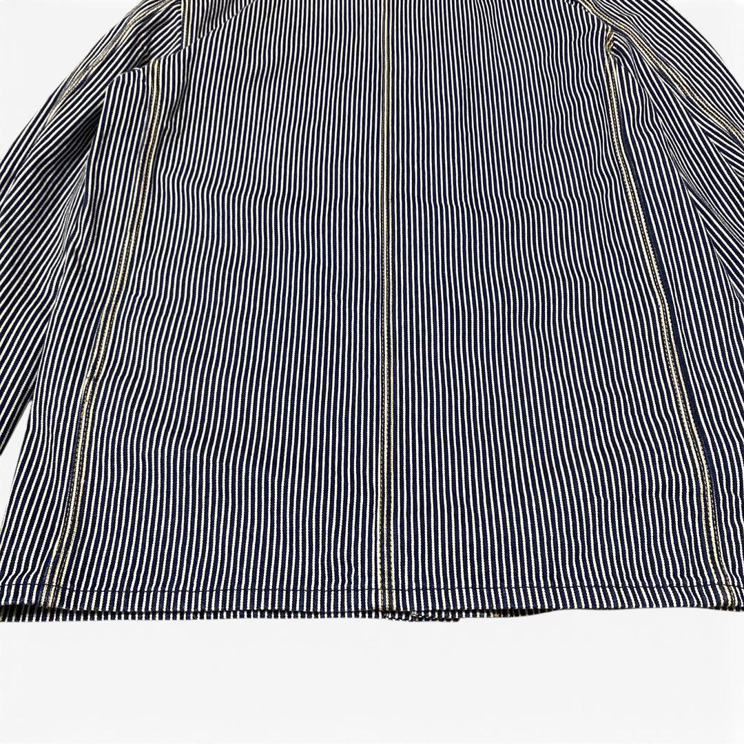 Levi’s 70740 カバーオール　ヒッコリーガラスフィルム　ストライプ　L