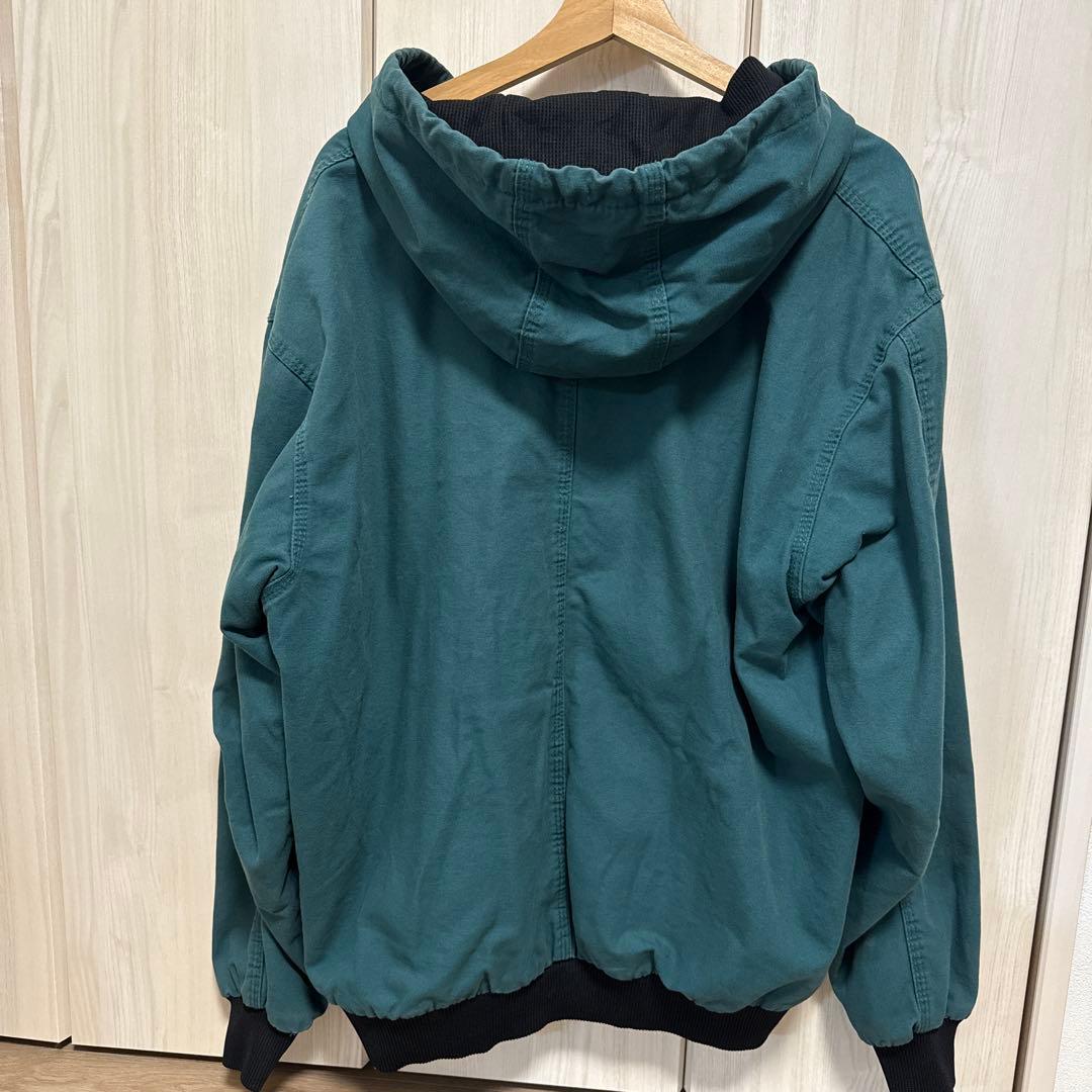 BERNE ブルゾン ワークジャケット ダッグジャケット グリーン メンズXL