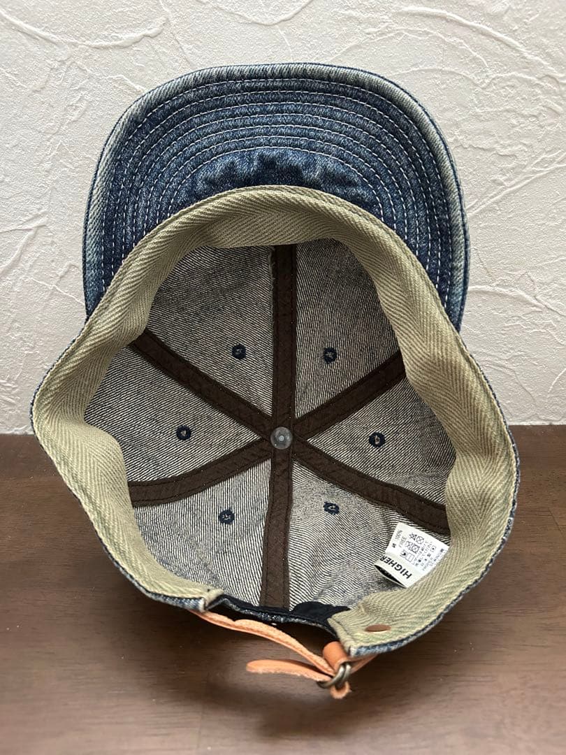 【HIGHER】SELVEDGE DENIM CAP HT18006