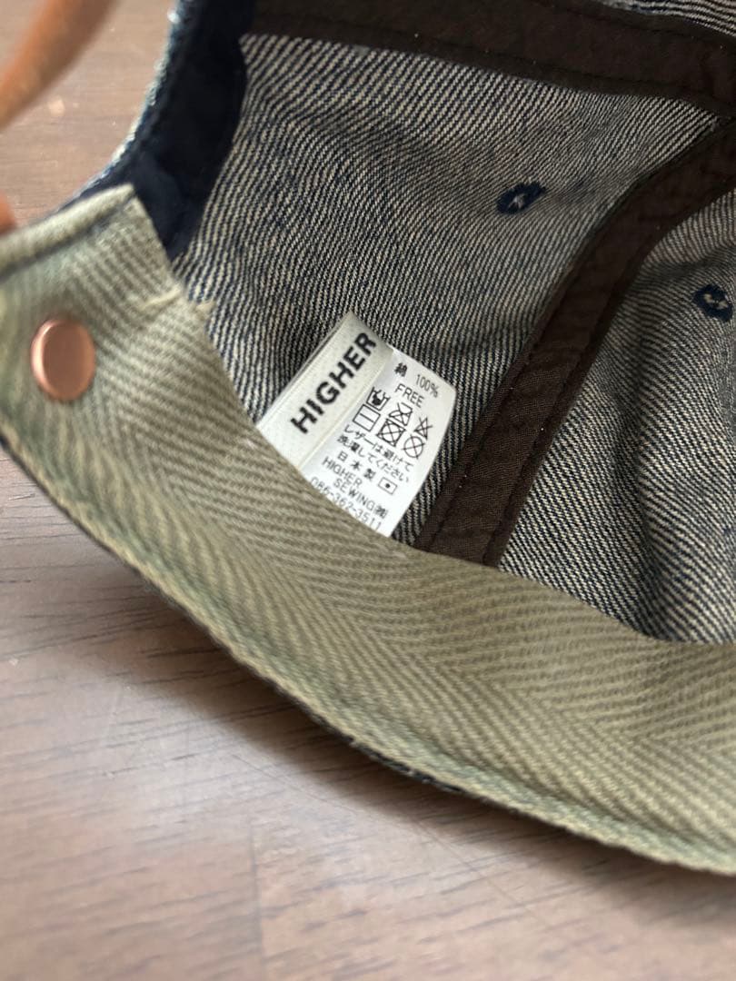 【HIGHER】SELVEDGE DENIM CAP HT18006