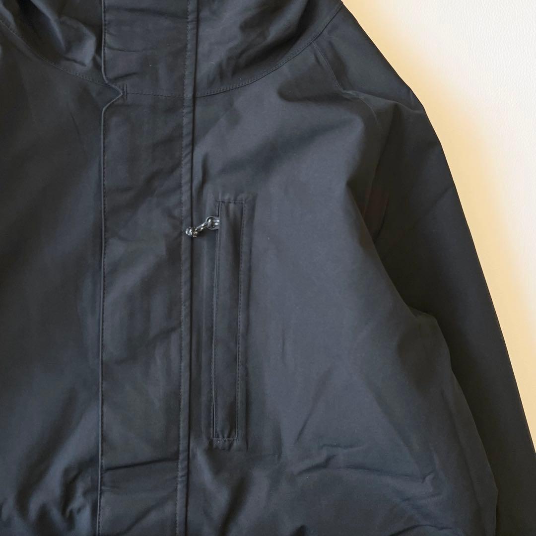 3234【美品】バートン　ジャケット ゴアテックス 無地 メンズ 黒　S