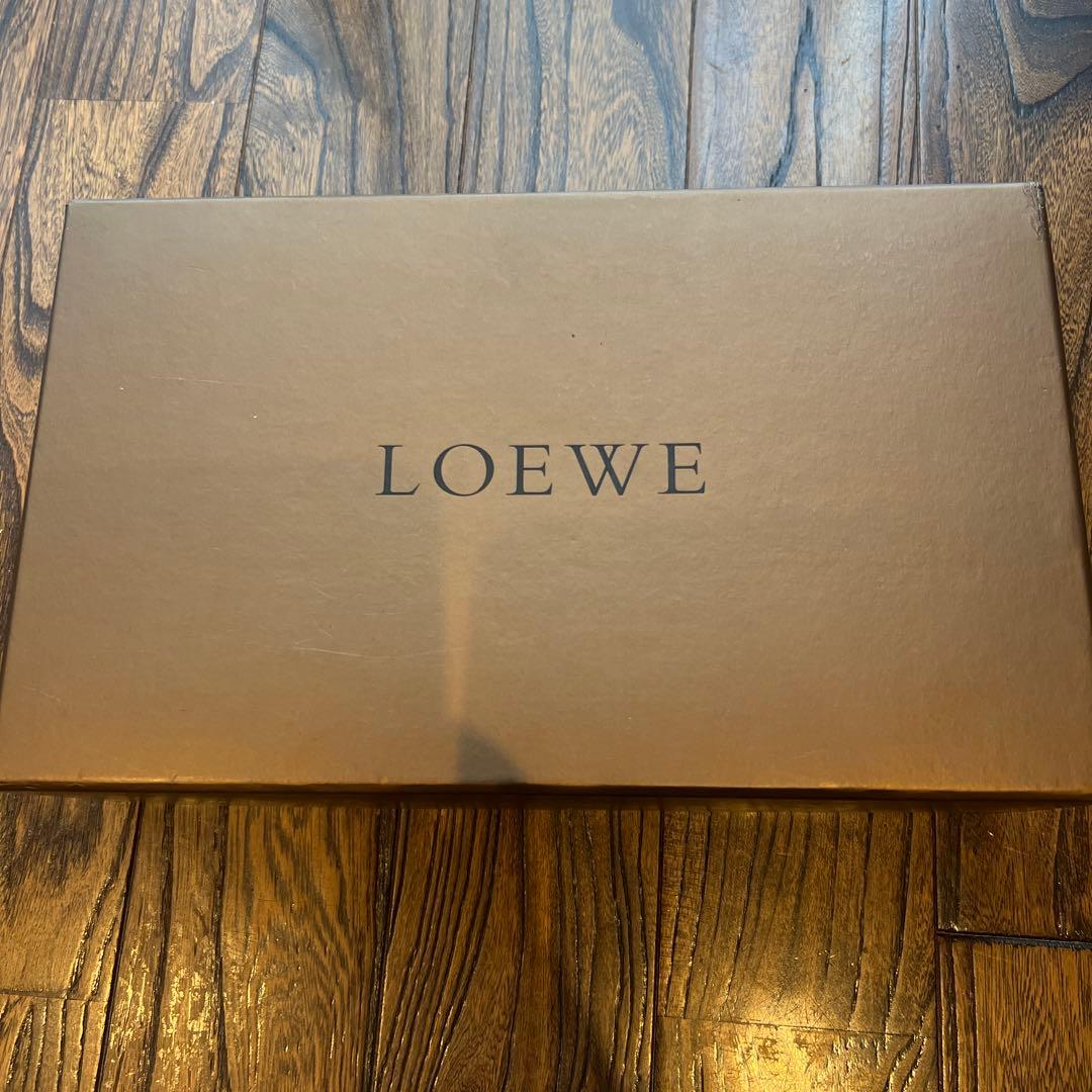 LOEWE ロエベ　オレンジ 編み込みマフラー