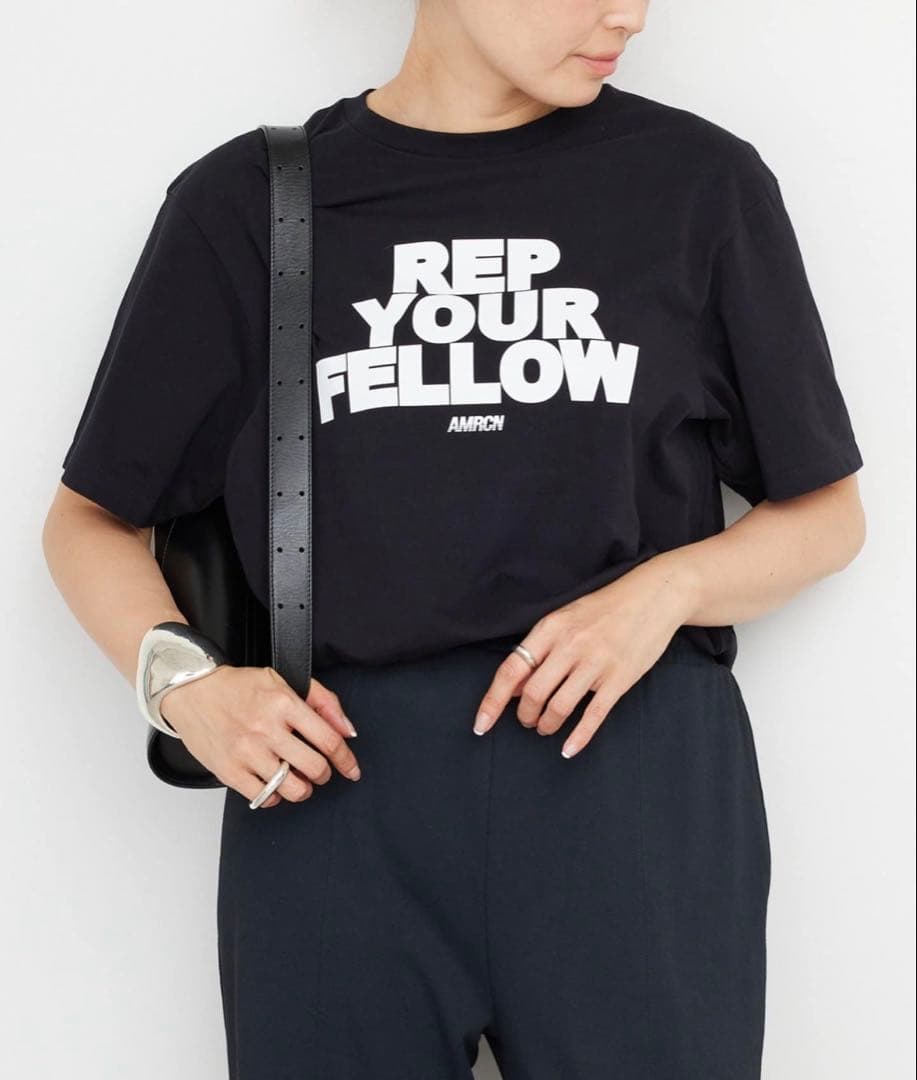 Deuxieme Classe 別注　アメリカーナ　BIGTシャツ　ブラック