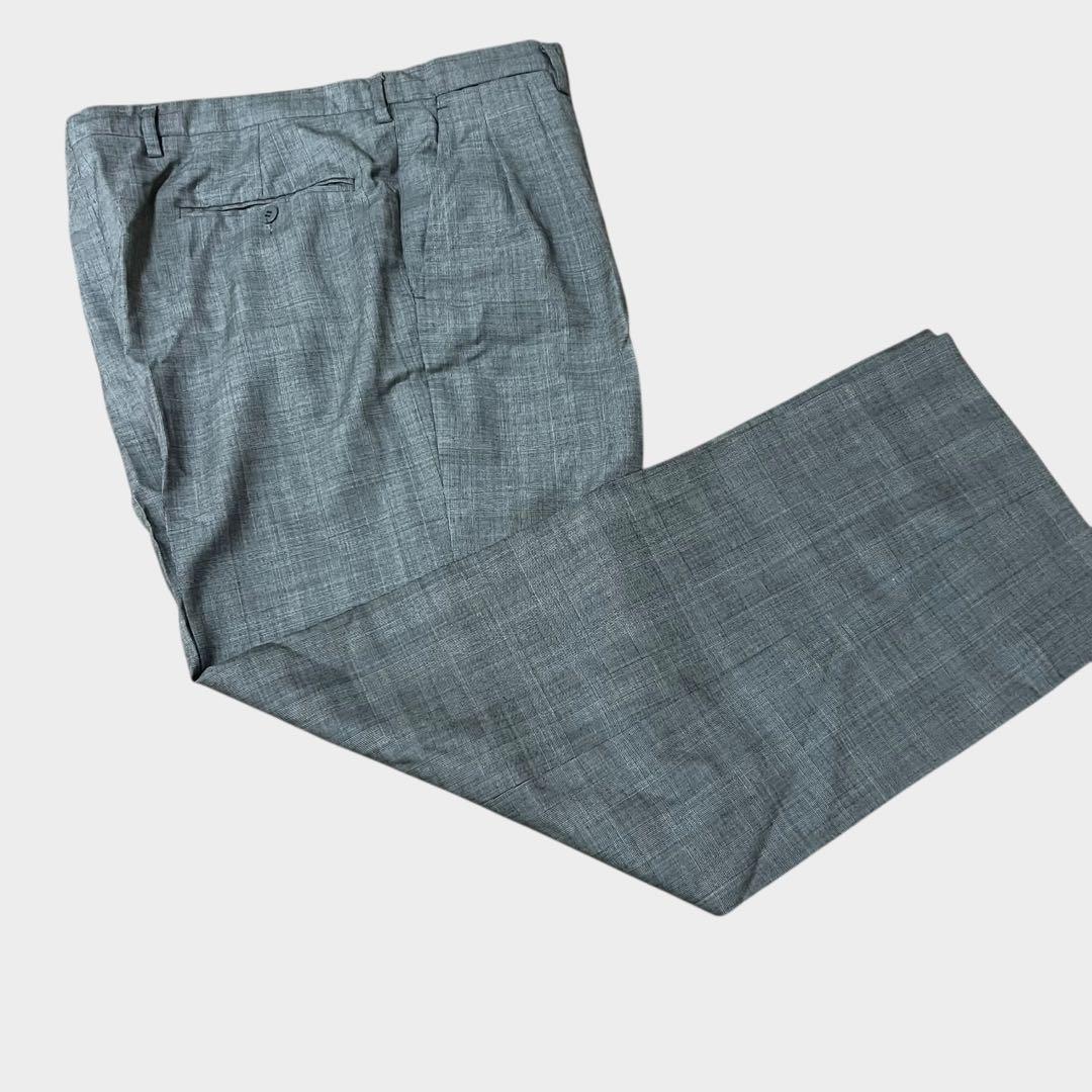 美品 KITON ダブル スーツセットアップ グレンチェック 灰色 Lくらい