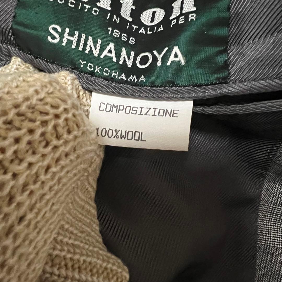 美品 KITON ダブル スーツセットアップ グレンチェック 灰色 Lくらい