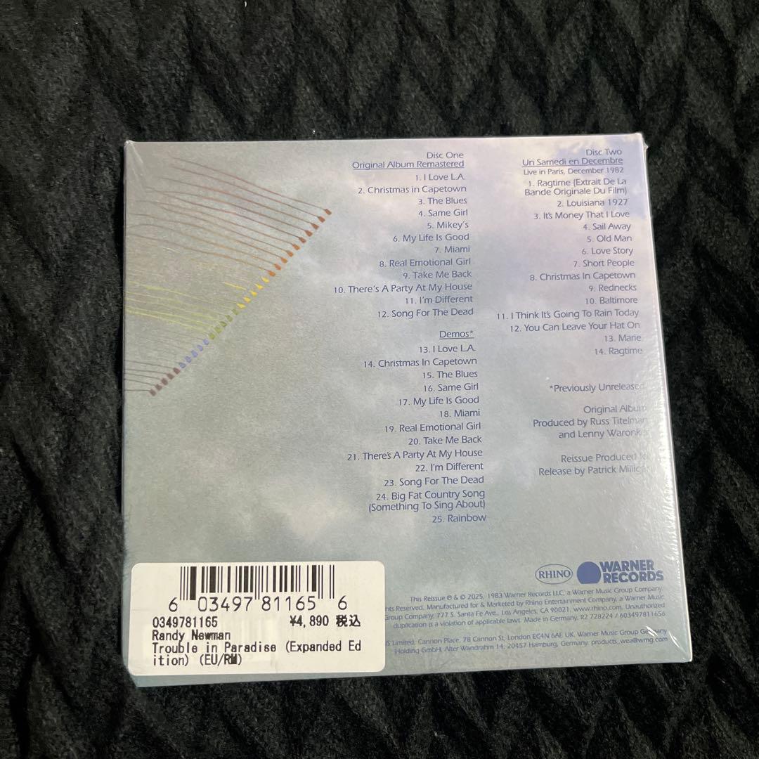 洋楽 Randy Newman Trouble in Paradise