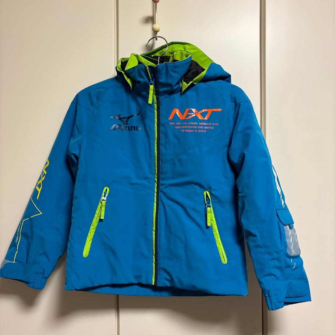 Mizuno 子ども用スキーウェア 青　上下セット
