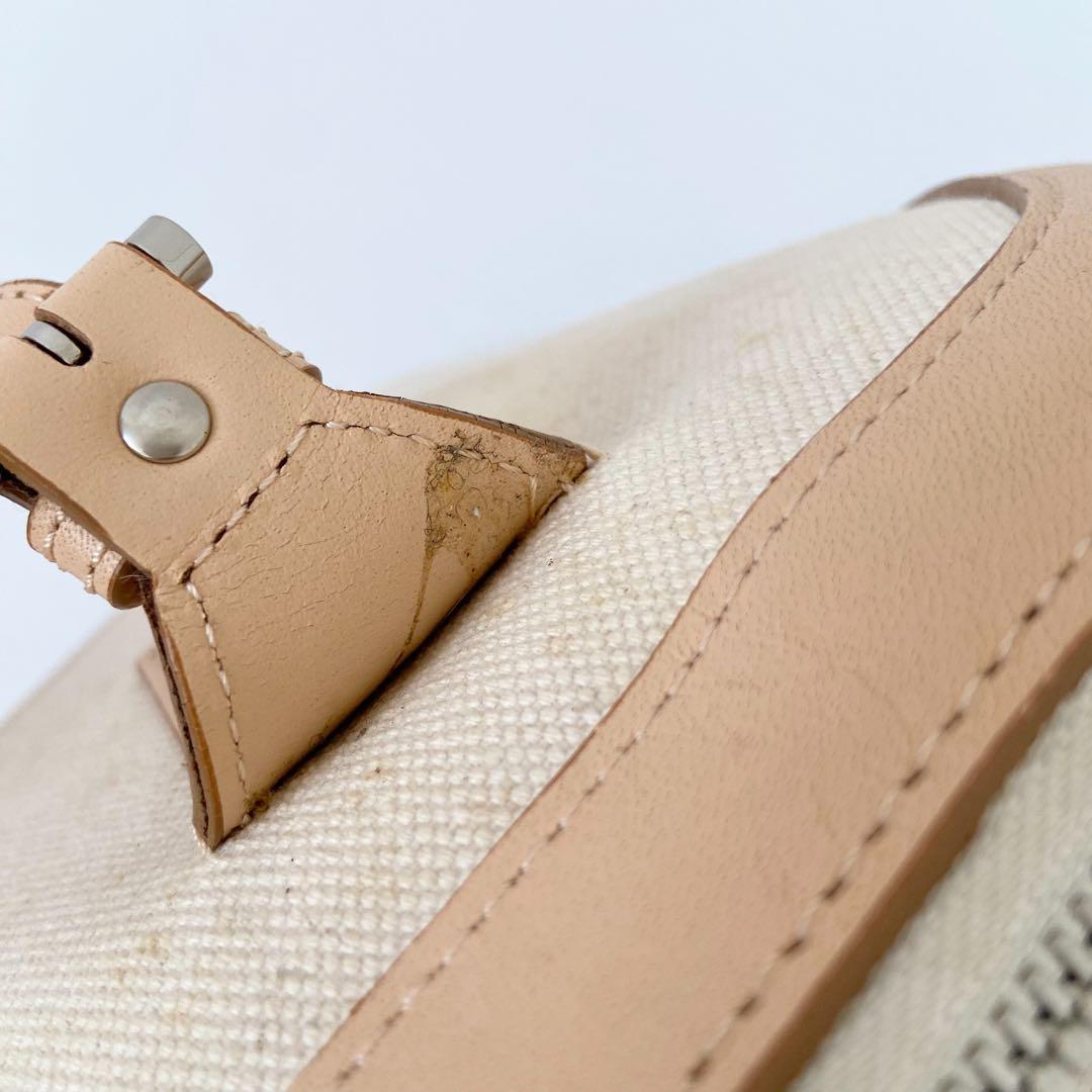 美品　Burberry キャンバス　ノバチェック　ミニボストンバッグ　ハンド