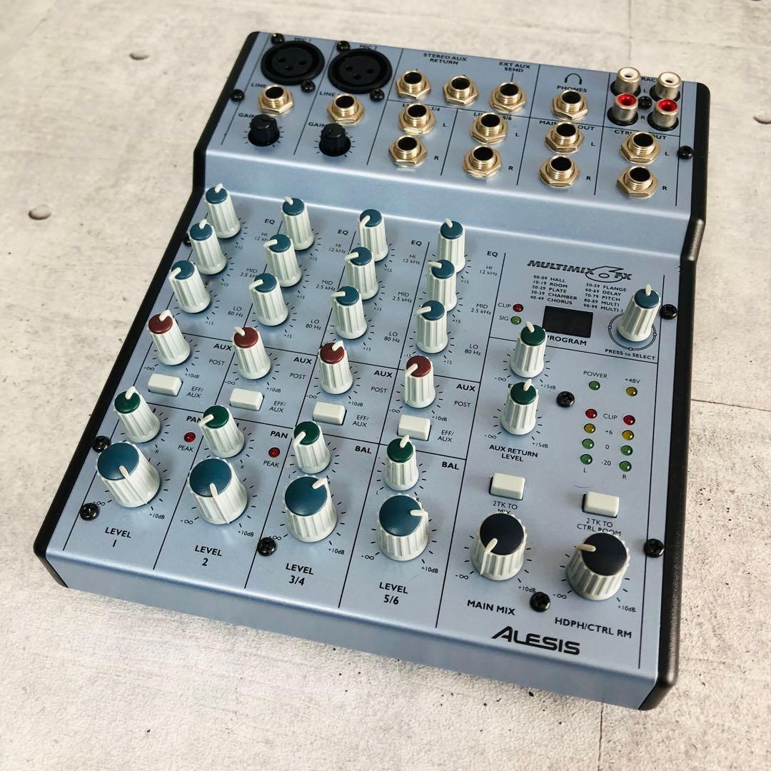 ALESIS MULTIMIX 6FX アナログミキサー 6チャンネル