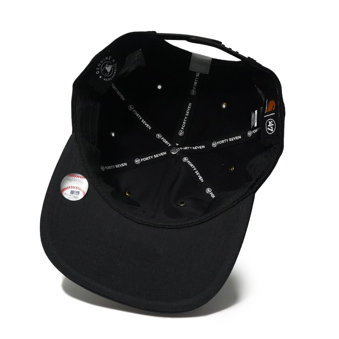 47×Carhartt★ボストン レッドソックス ブラック CAPTAIN