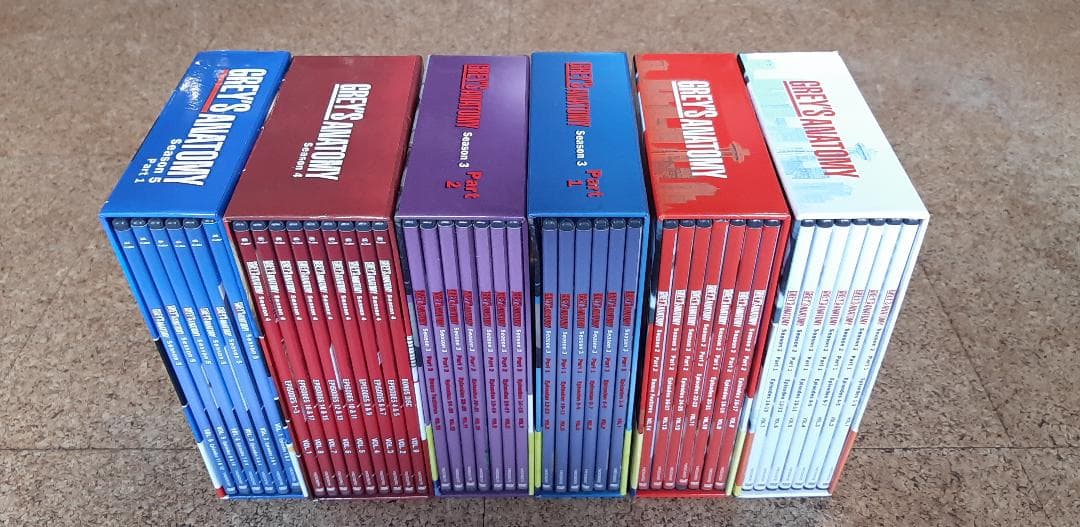 グレイズ・アナトミー　シーズン2，3，4，5　コレクターズBOX　DVD