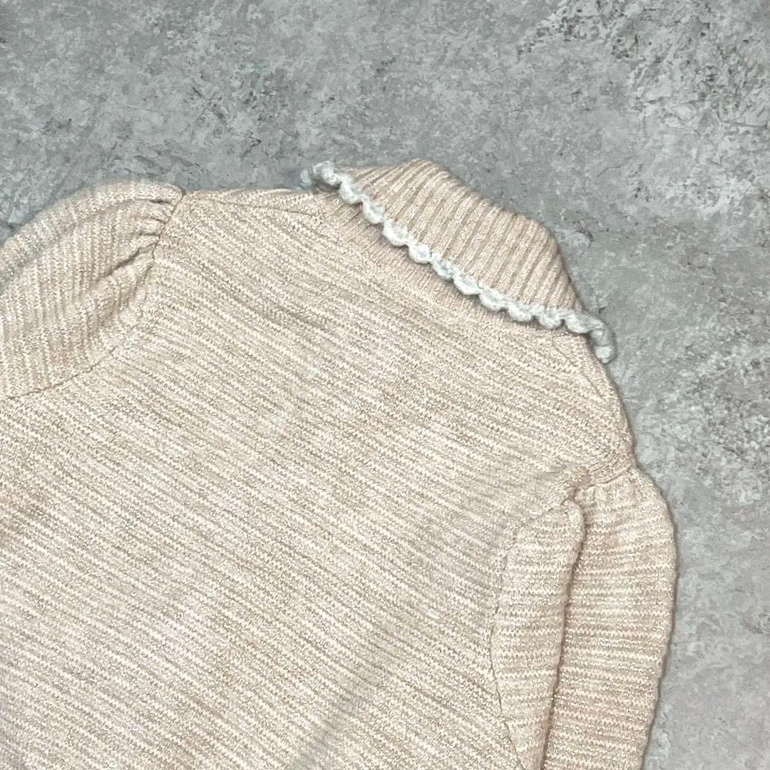 COEL かぎ針 ラメニット ジャケット 24AW 刺繍 アルパカ混