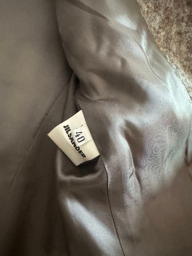 JIL SANDER アルパカ95% ハーフコート ドイツ製 サイズ40