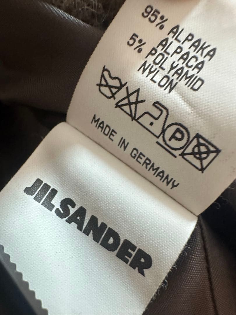 JIL SANDER アルパカ95% ハーフコート ドイツ製 サイズ40