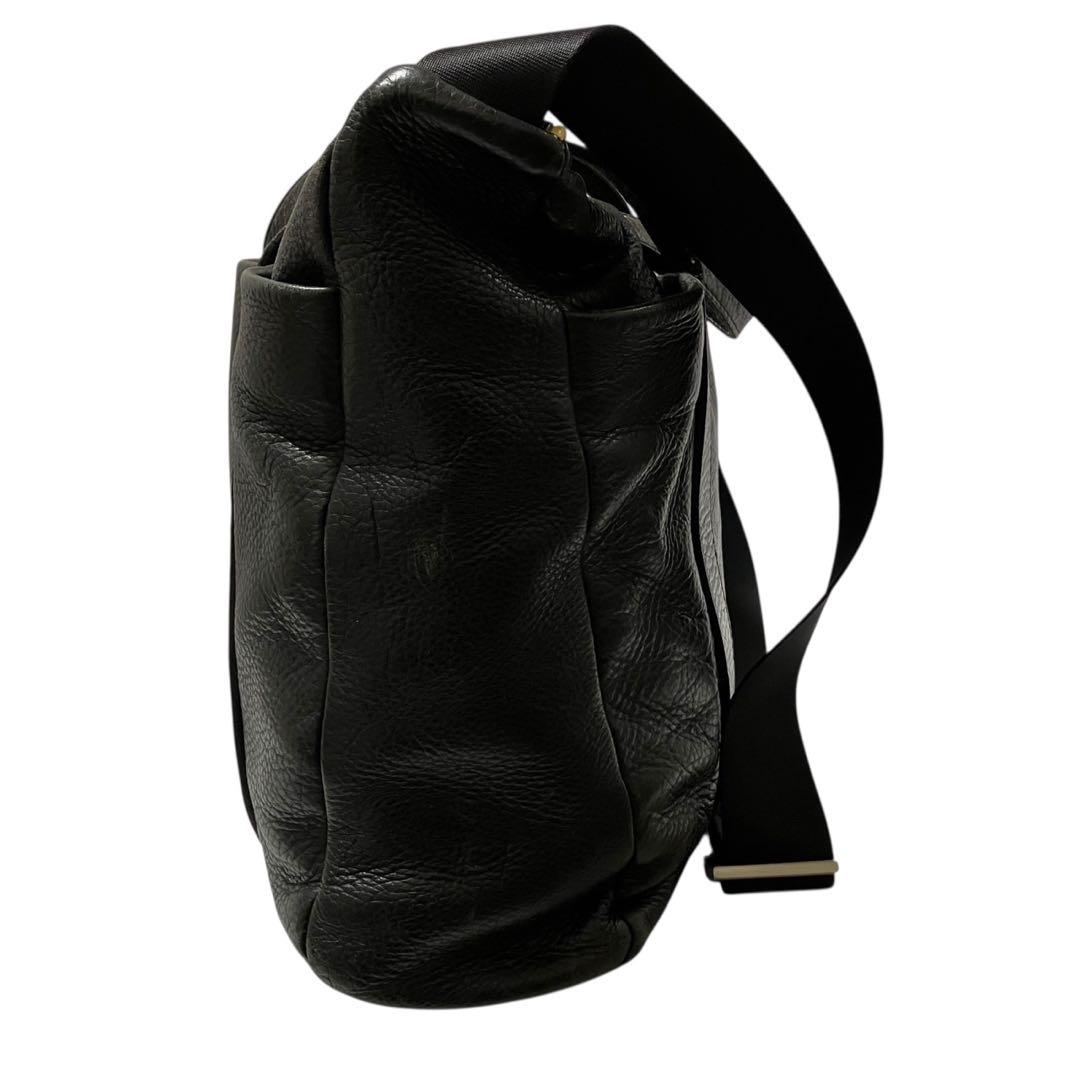 美品 EMPORIO ARMANI レザー 2WAY ボストンバッグ ショルダー