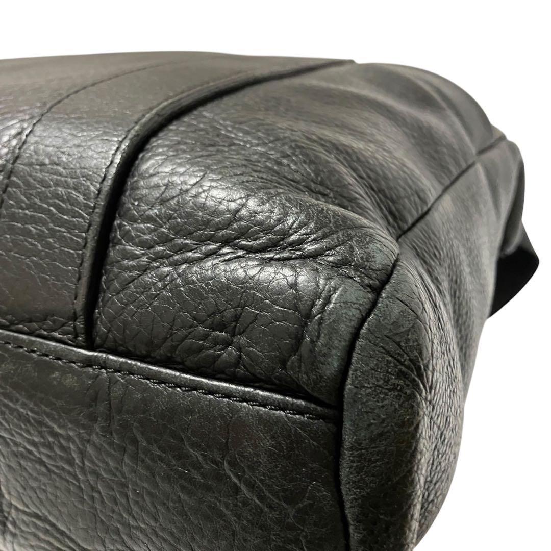 美品 EMPORIO ARMANI レザー 2WAY ボストンバッグ ショルダー