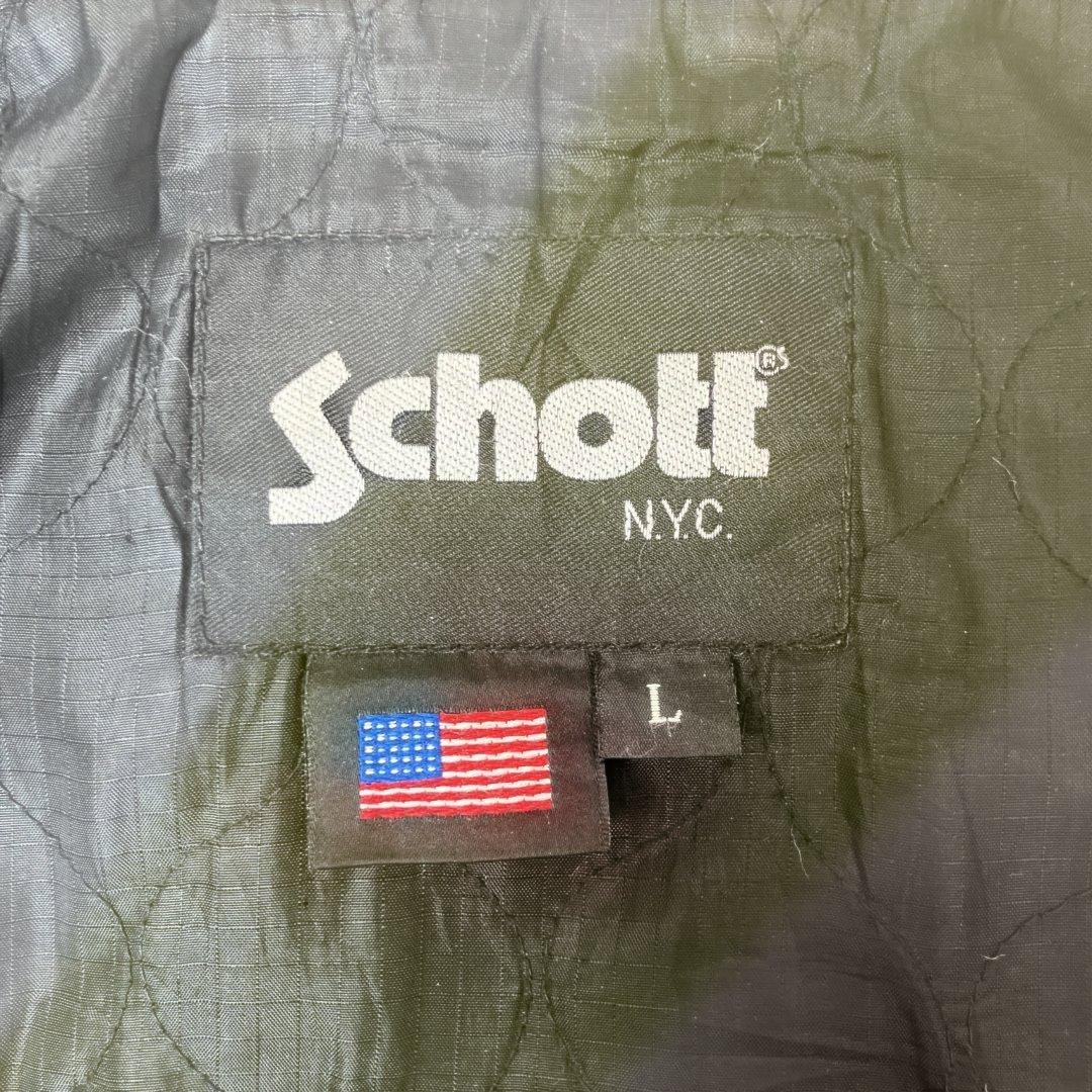Schott ショット ブラック ダッフルコート T50m