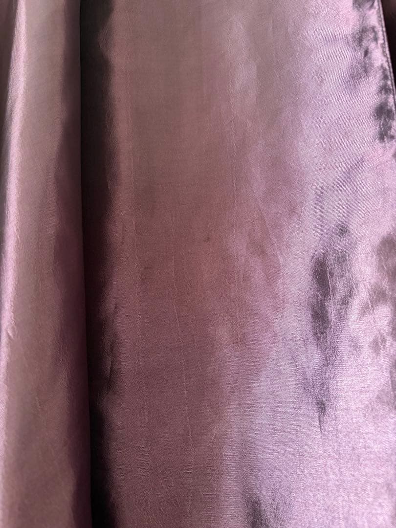 【AMERI VINTAGE】IRIDESCENT DRAPE COAT