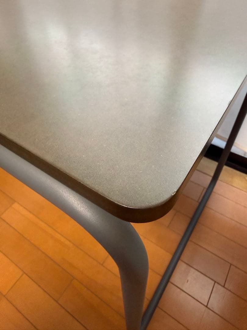 A*a様 THONET 無印良品　スチールパイプデスク・Ｍ／ダークグレー　トーネ