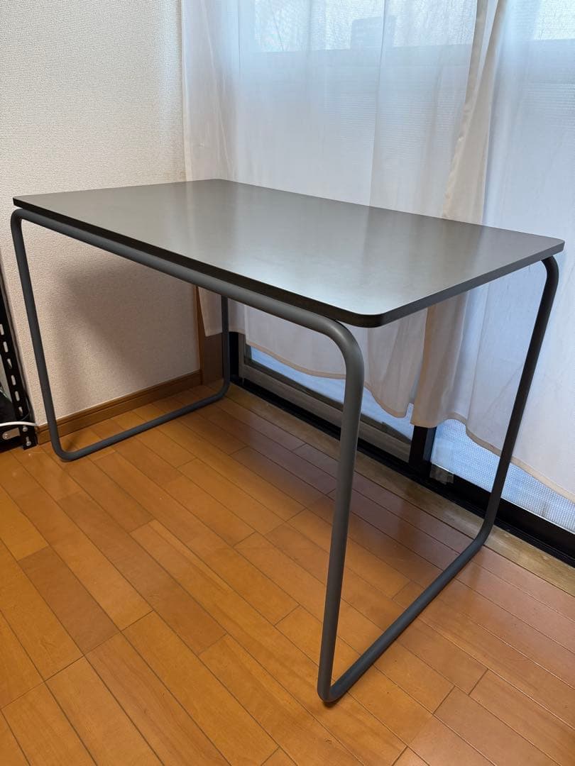 A*a様 THONET 無印良品　スチールパイプデスク・Ｍ／ダークグレー　トーネ