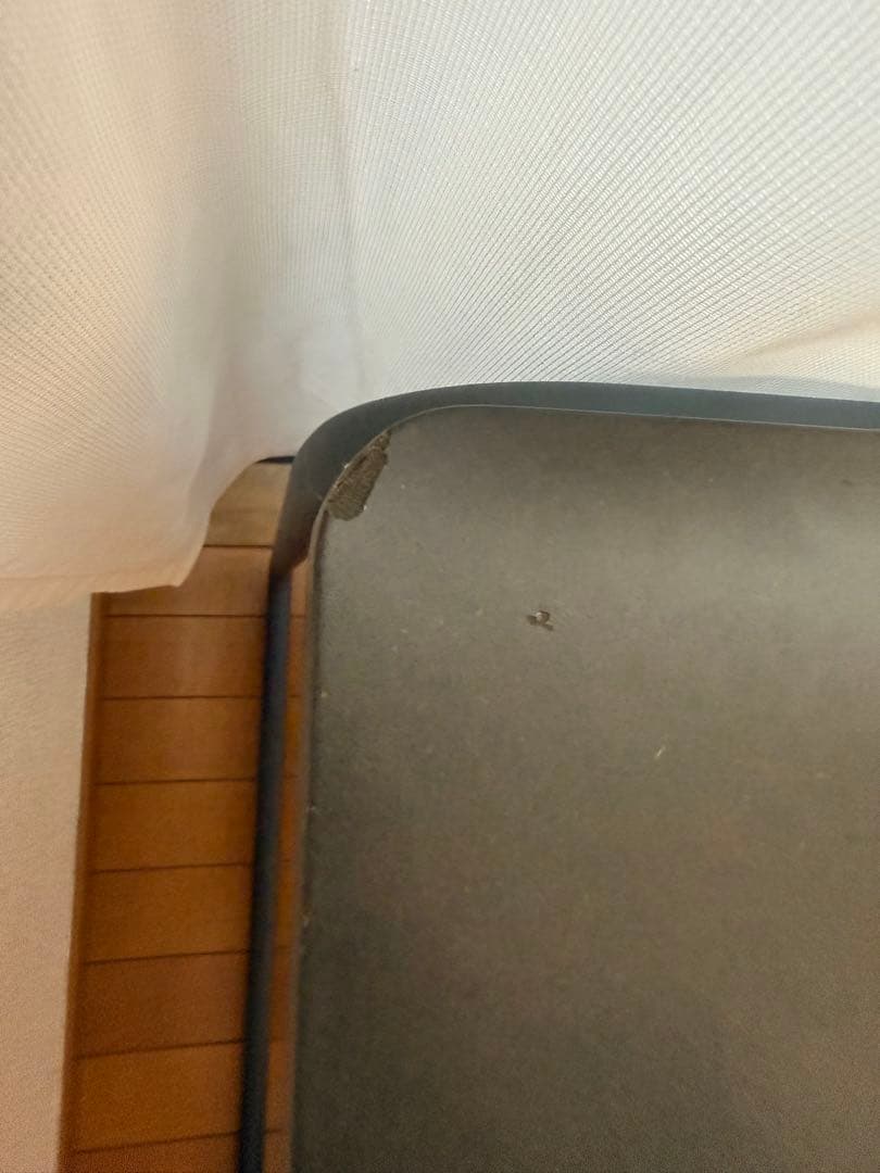 A*a様 THONET 無印良品　スチールパイプデスク・Ｍ／ダークグレー　トーネ