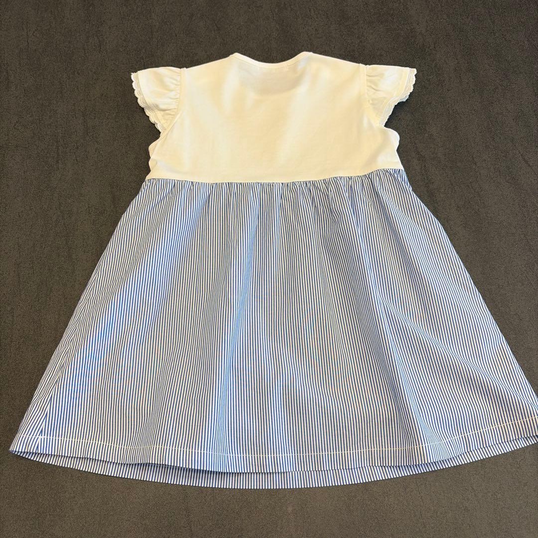 現行品　ファミリア　ワンピース　半袖　90