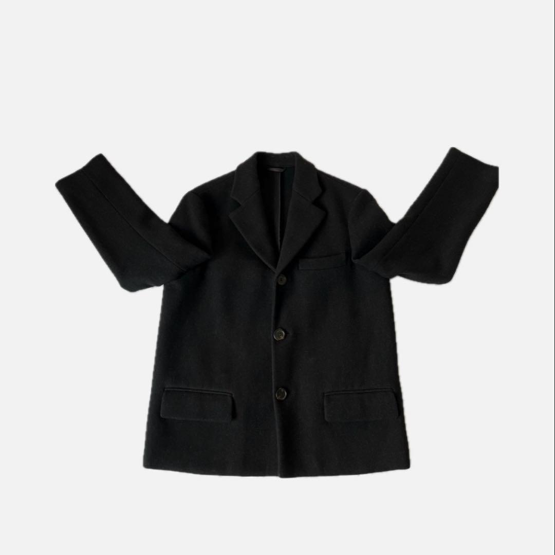 0*7様 old prada tailored jacket suit Blac
