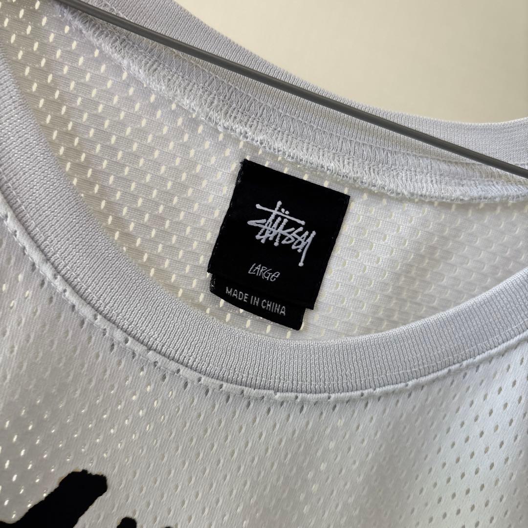 stussy メッシュ　タンクトップ　ゲームシャツ