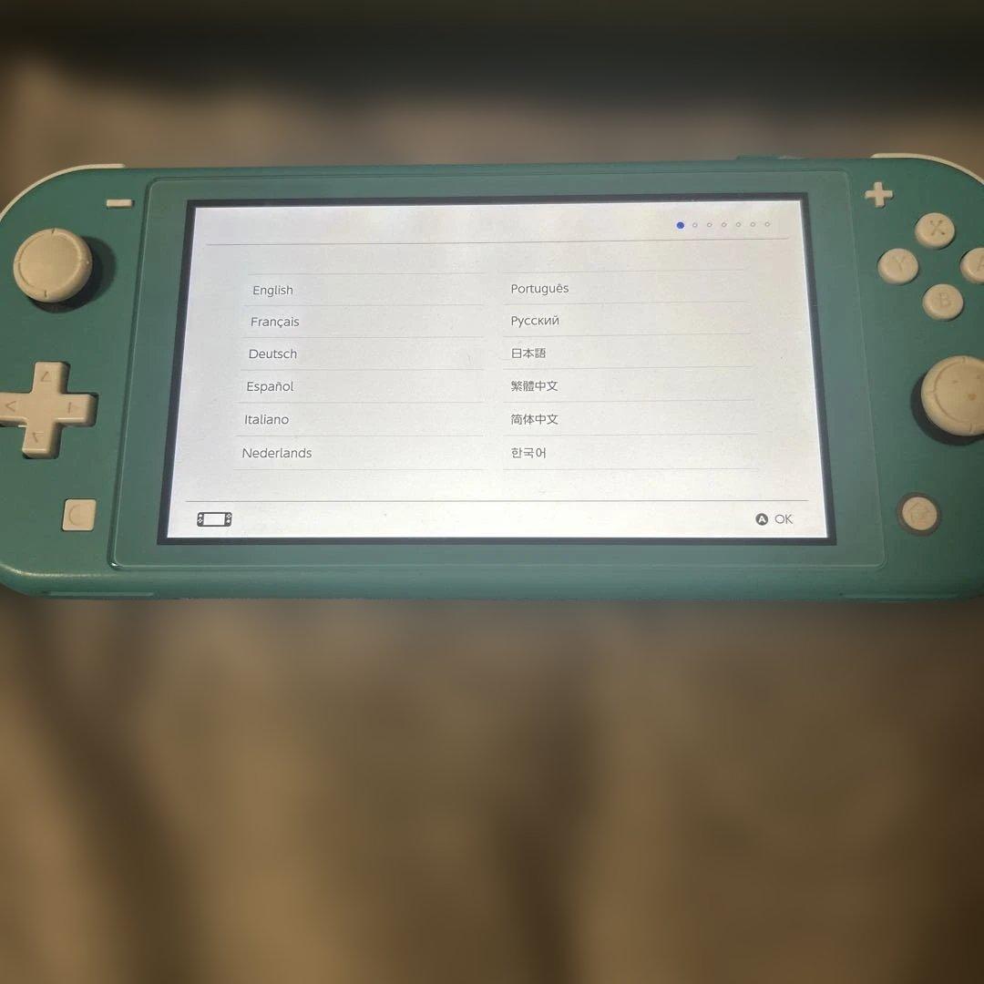 ゆ*め様 Nintendo Switch Lite ターコイズ 本体 ポケモンス