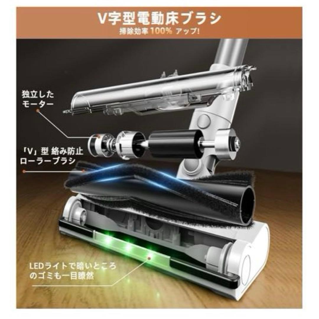 ❤️最終値下げ❤️掃除機 コードレス 50KPa超強力吸引 最新LED液晶パネル