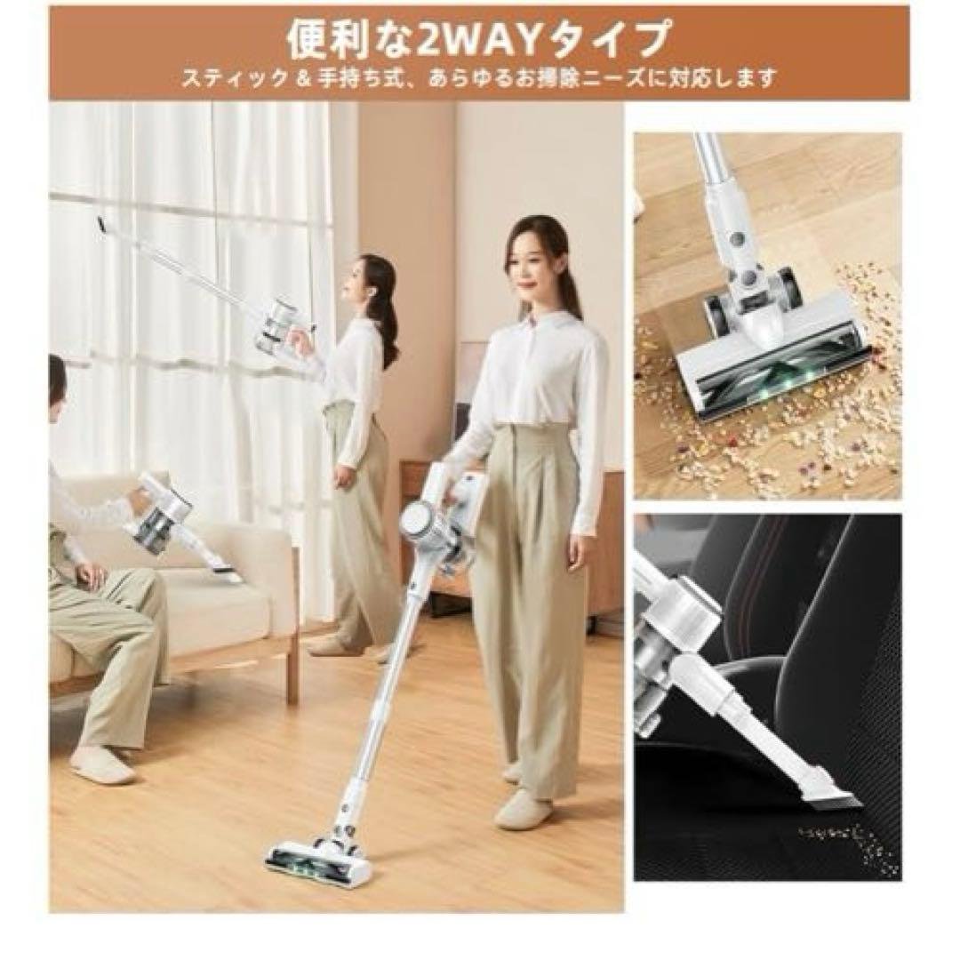 ❤️最終値下げ❤️掃除機 コードレス 50KPa超強力吸引 最新LED液晶パネル