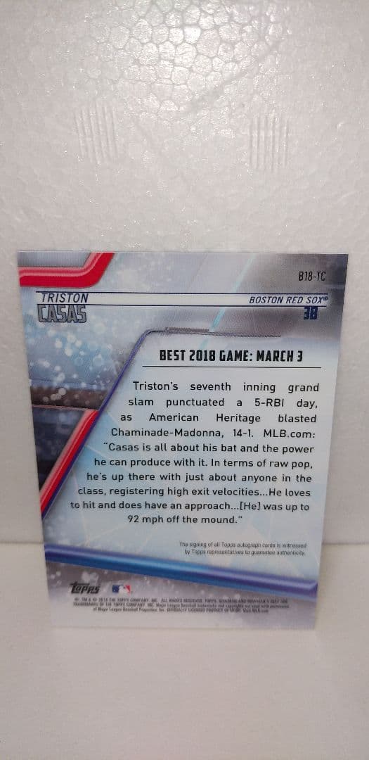 TOPPS  Bowman’s BEST
