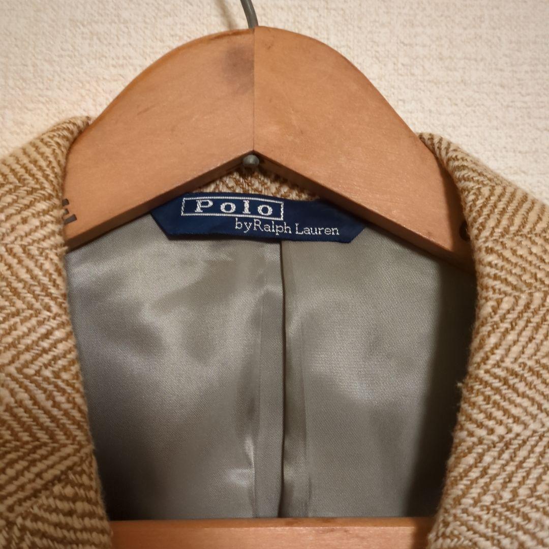 90s POLO RALPH LAUREN ヘリンボーン テーラードジャケット