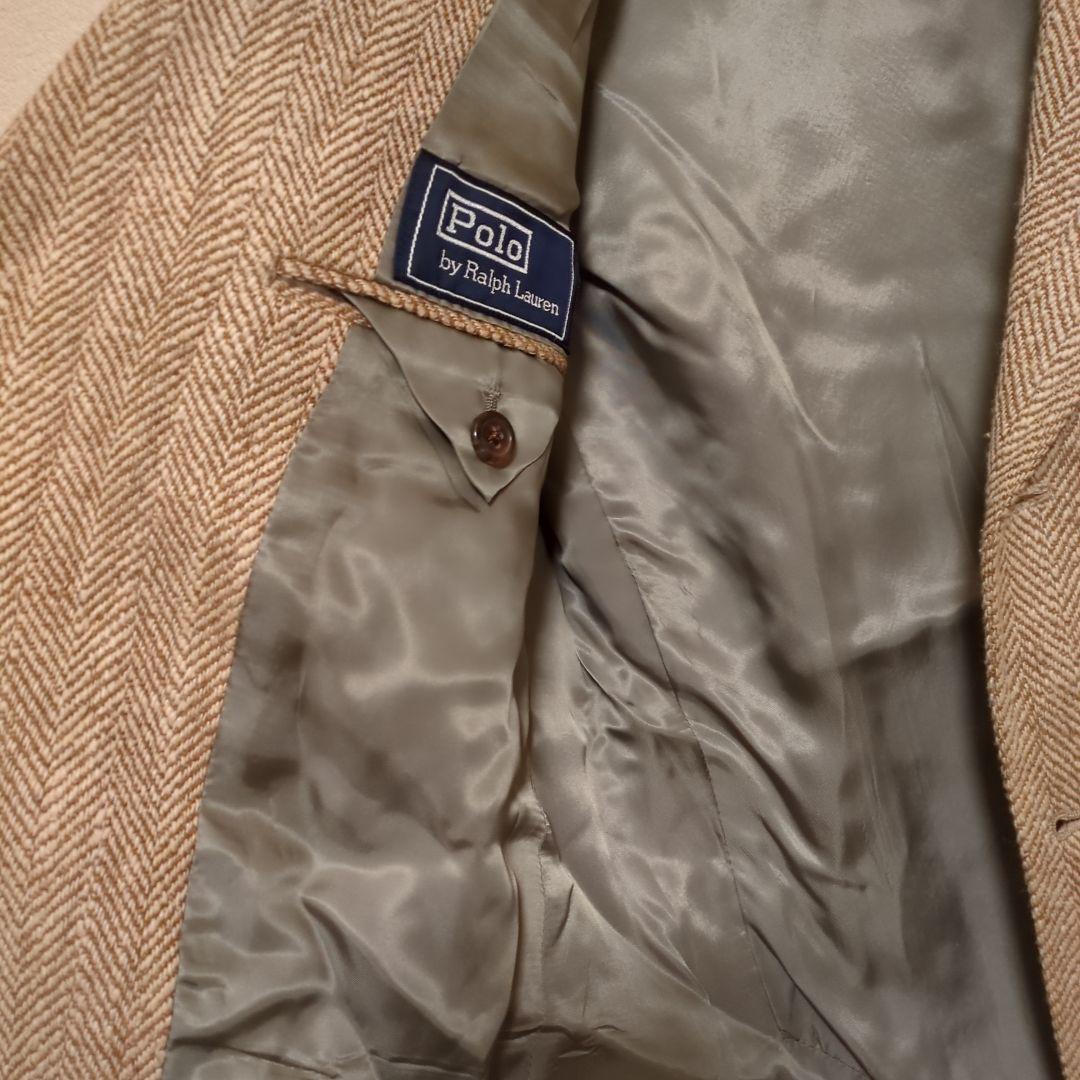 90s POLO RALPH LAUREN ヘリンボーン テーラードジャケット