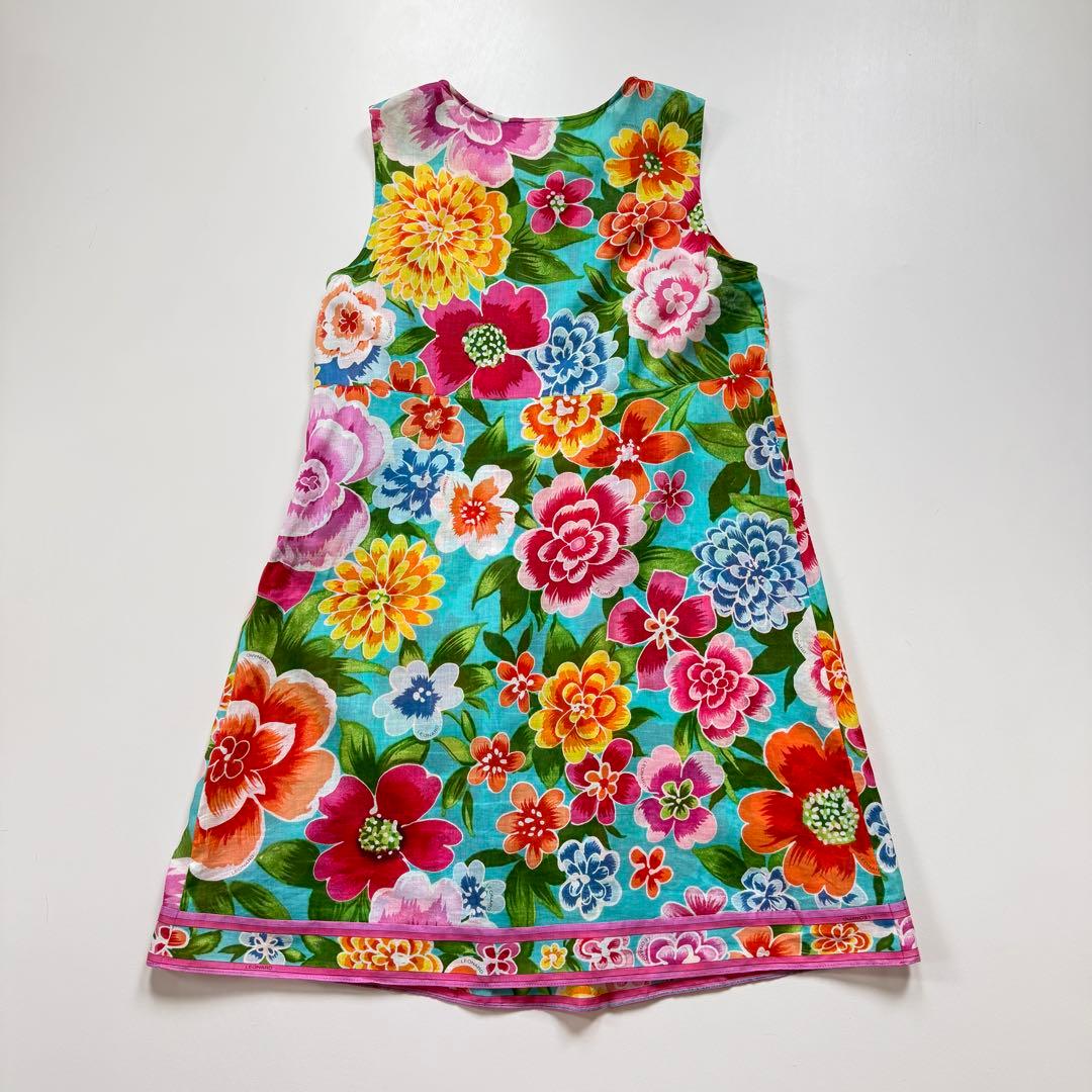 極美品✨レオナール ワンピース コットン 花柄