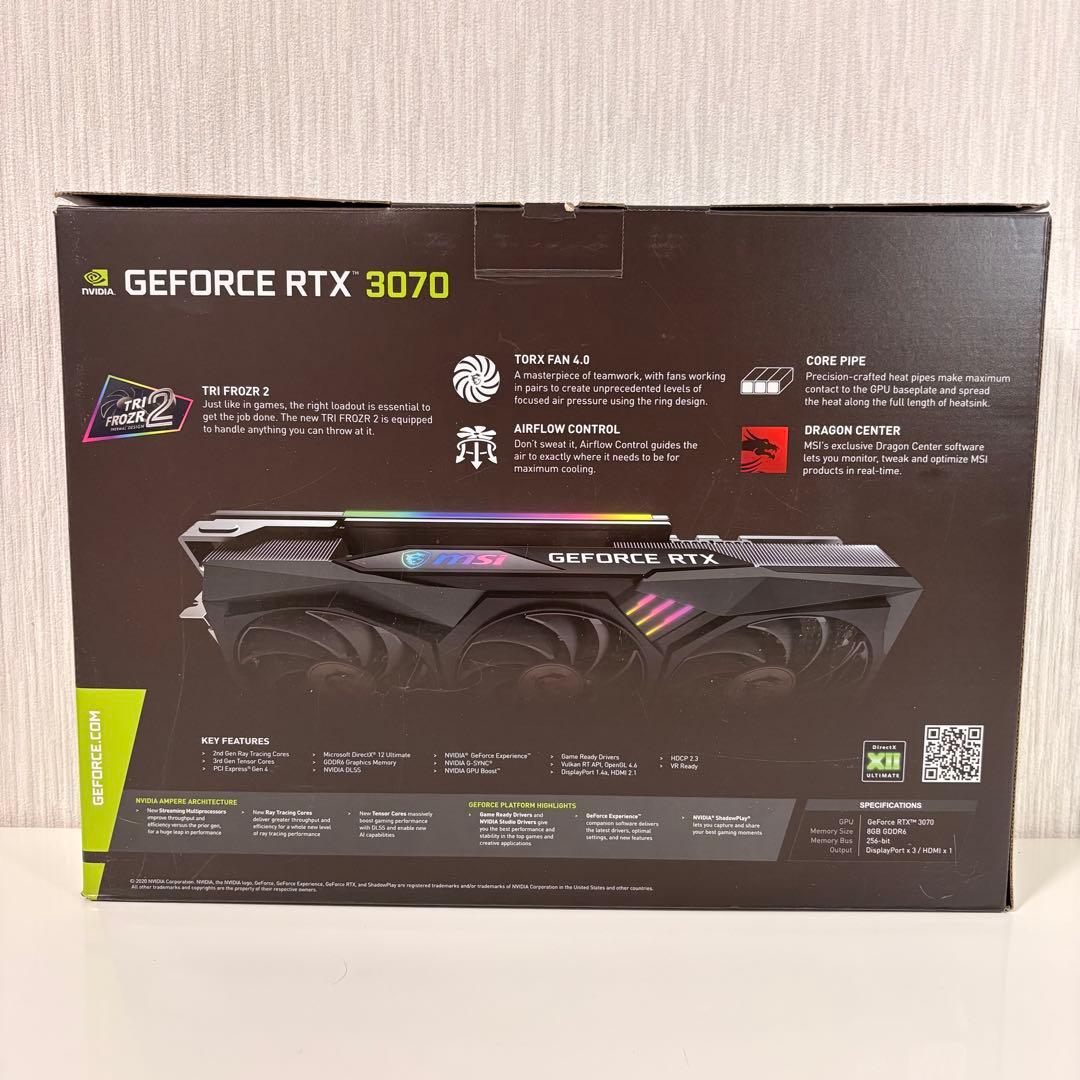 NVIDIA GEFORCE RTX 3070 本体のみ　箱付き